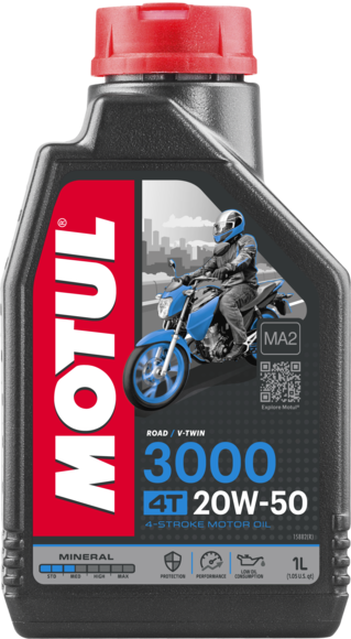 Моторна олива Motul 3000 4T 20W50 1л.