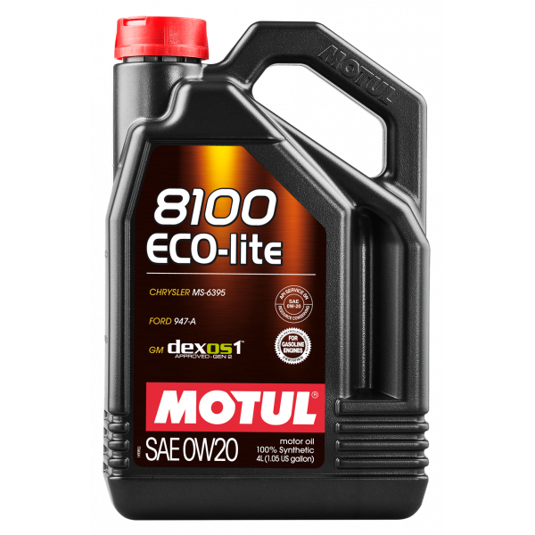 Моторна олива Motul 8100 ECO-LITE 0W-20 4л.