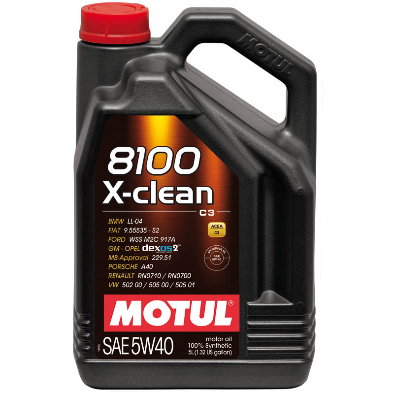 Моторна олива Motul 8100 X-CLEAN 5W-40 4л.