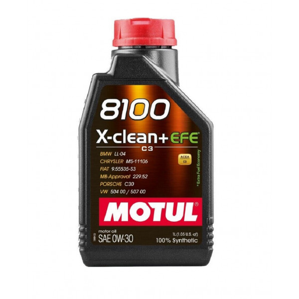 Моторна олива Motul 8100 X-CLEAN+ EFE 0W30 1л.