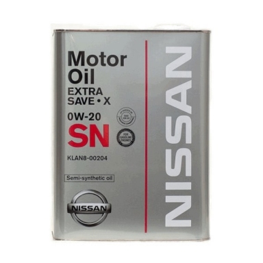 Моторна олива Nissan Extra Save X 0W-20 4л.