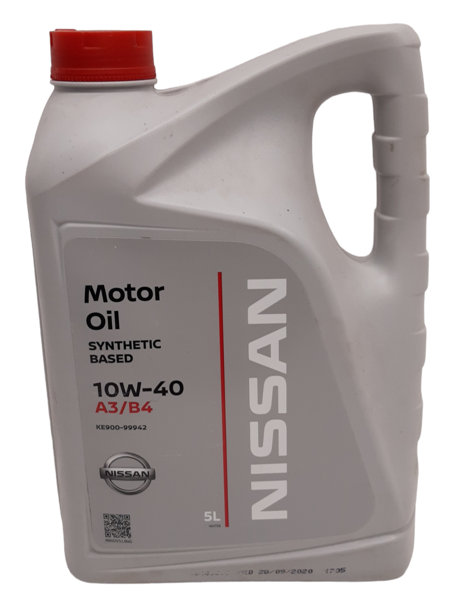 Моторна олива Nissan MOTOR OIL 5W-40 A3/B4, 5л.