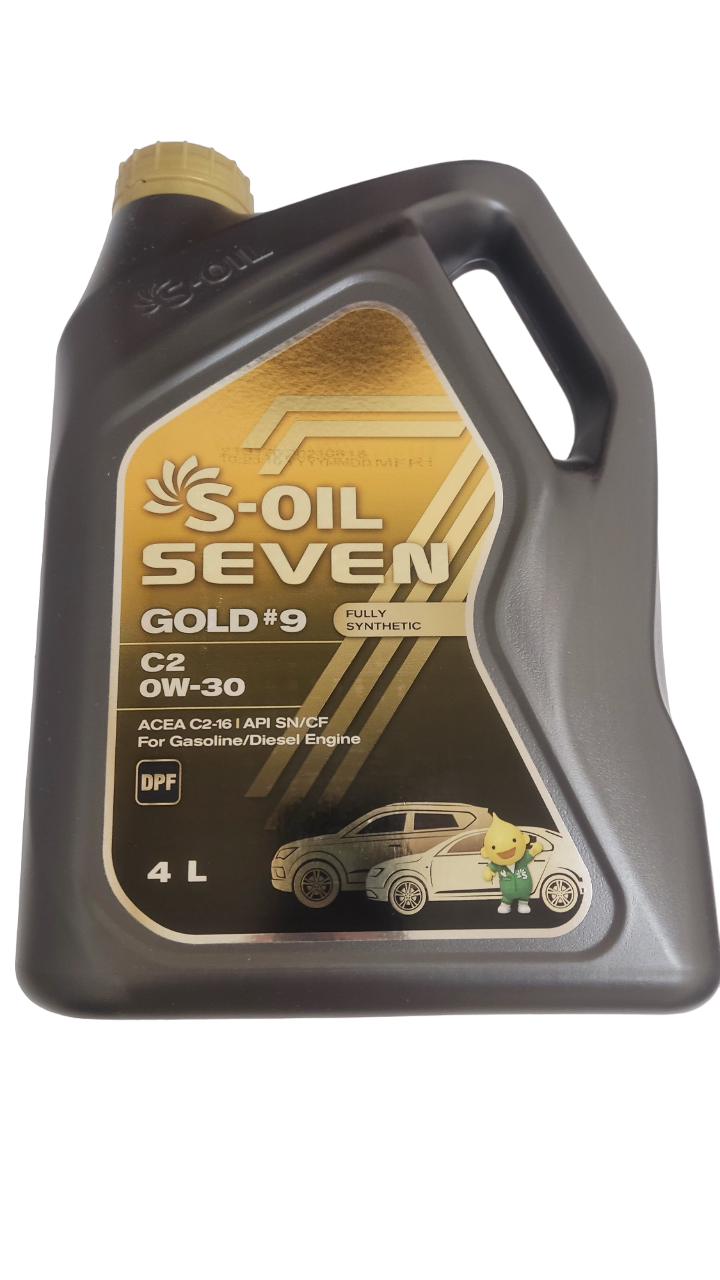 Моторна олива S-OIL 7 GOLD #9 C2 0W-30 4л.