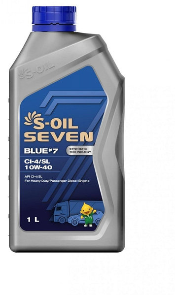 Моторна олива S-OIL BLUE #7 CJ-4/SL 10W-40 1л.