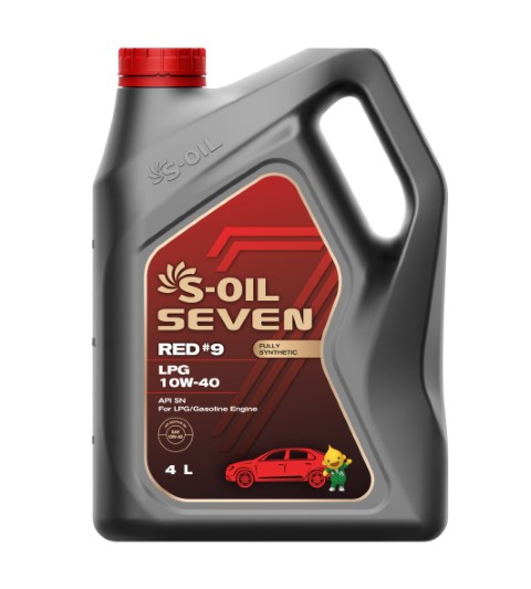 Моторна олива S-OIL SEVEN RED #9 LPG 10W-40 4л.