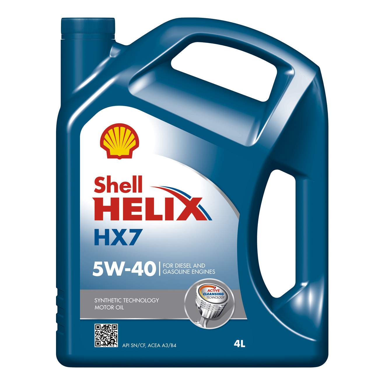 Моторна олива Shell Helix HX7 5W-40 4л.