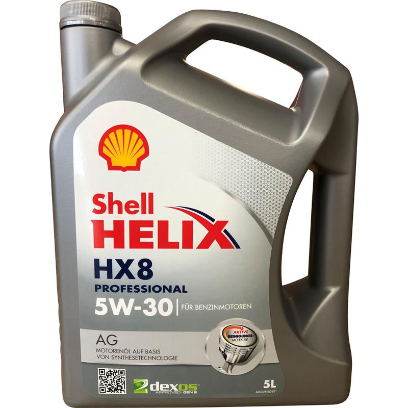 Моторна олива Shell Helix HX8 Professional AG 5W-30 5л.