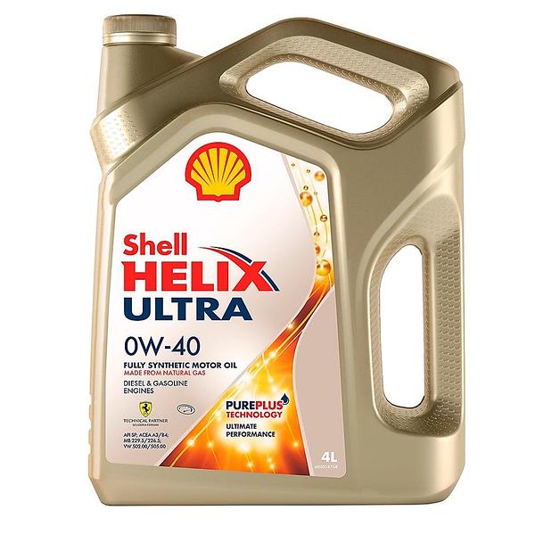 Моторна олива Shell Helix Ultra 0W-40 4л.