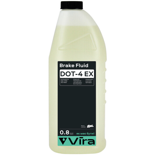 Рідина гальмівна VIRA Brake Fluid DOT-4 EX 0,8 л (VI1203)