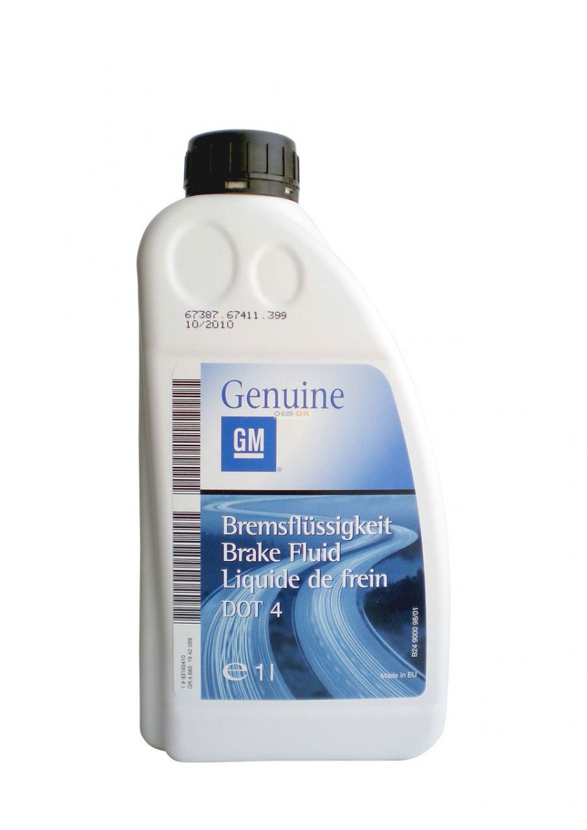 Гальмівна рідина GM Brake Fluid DOT 4 1л.