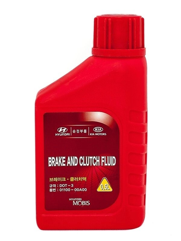 Гальмівна рідина Mobis Brake Fluid DOT-3 500мл.
