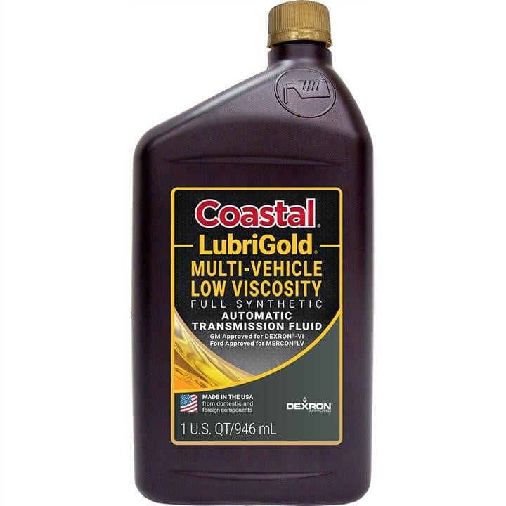 Трансмісійна олива Coastal LubriGold Full Synthetic CVT ATF-6 1л.